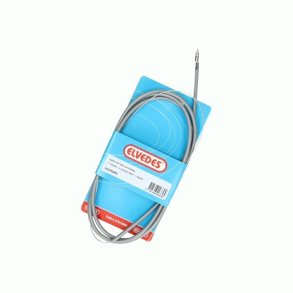 kabel gas set lang 1.80/ 2.00m grijs binnen+buiten elvedes 