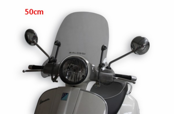 windscherm + bev. set smoke gts alle mod. 50cm malossi 4515118 