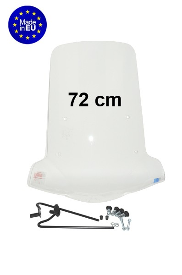 windscherm hoog + bev. set (made in EU) v.a. 2013 neo 4t UBS-rem 72cm