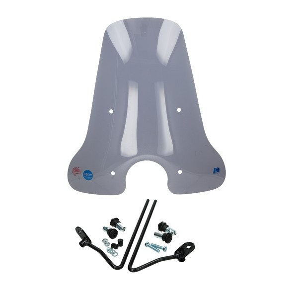 windscherm hoog + bev. set smoke (made in EU) BTC Cruise