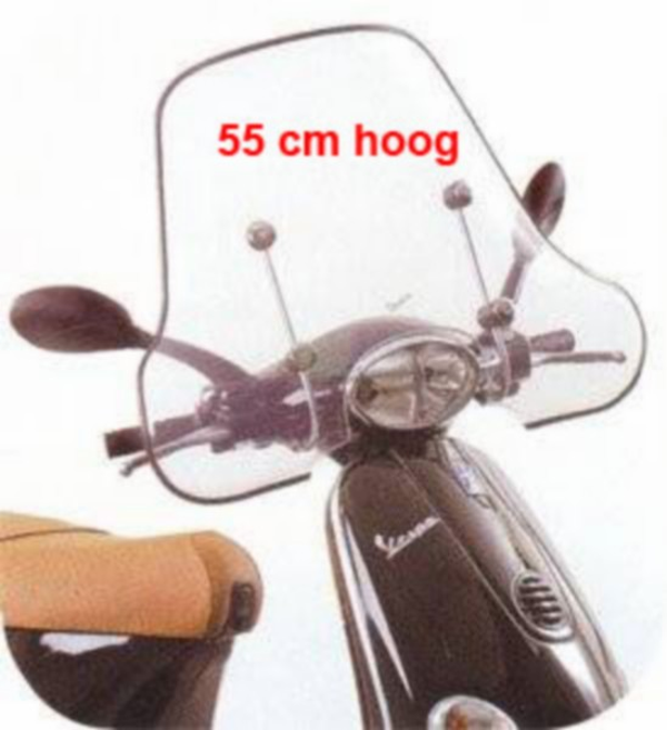windscherm laag + bev. set et2-4/ lib 55cm piag orig 100032m000 
