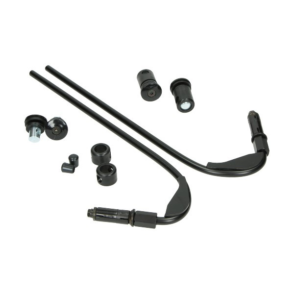 bevestigingset windscherm (voor 42668) model smoke primavera zwart