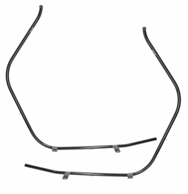 sierbeugel set voorzijde chi lx/ nap/ riva1/ vx50agm zwart glans DMP