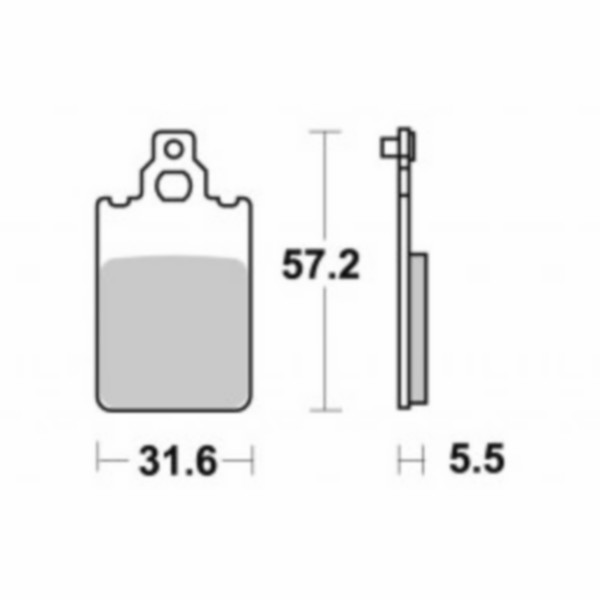remblokset af1/ f12rst/ f15/ red rose/ rev/ tua/ you voor sbs 109hf