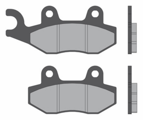 remblokset agi/ like/ vit voor malossi 6215190 