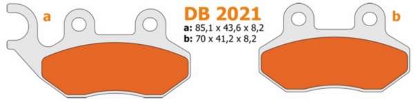 remblokset cel/ allo/ fid/ fid2/ jet/ orb/ symph/ tgb/ tweet voor delta db2021 m