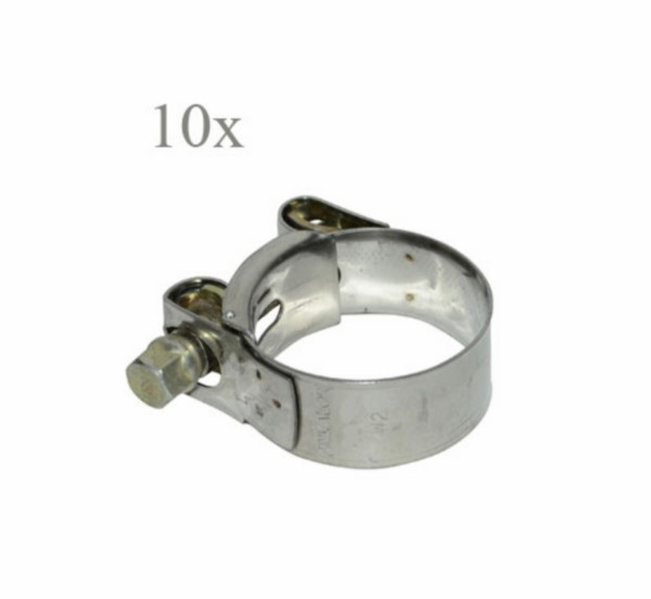 uitlaatklem 34-37mm 10pcs 