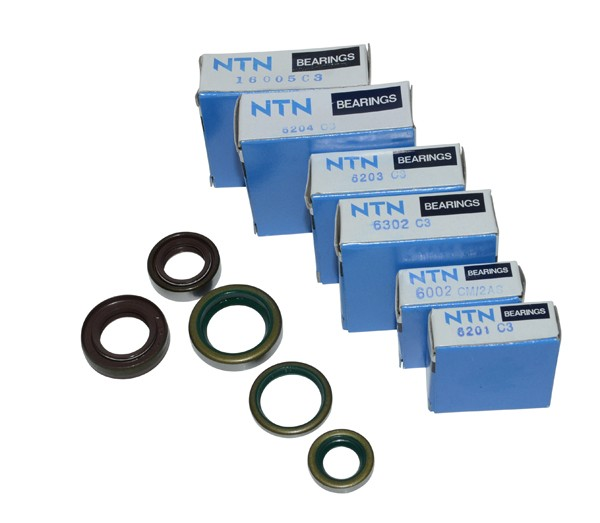 lager+keerringset kompleet motor (viton keeringen) 5V 11-delig 