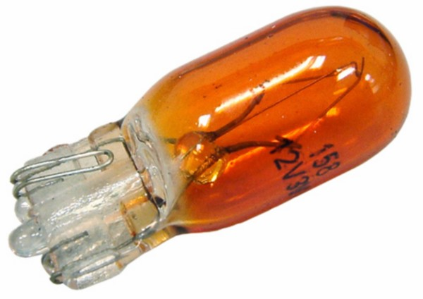 lamp 12V 3W t10 wedge oranje