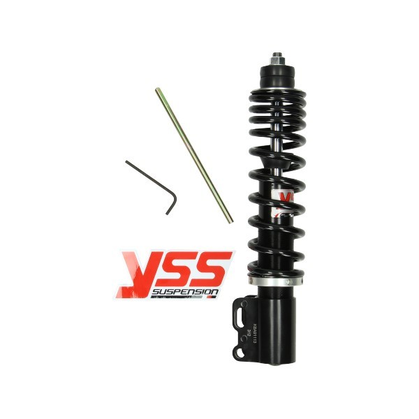 schokbreker hybrid-s comfort voorvork vespa lx/ vespa s/ zip 210mm zwart yss