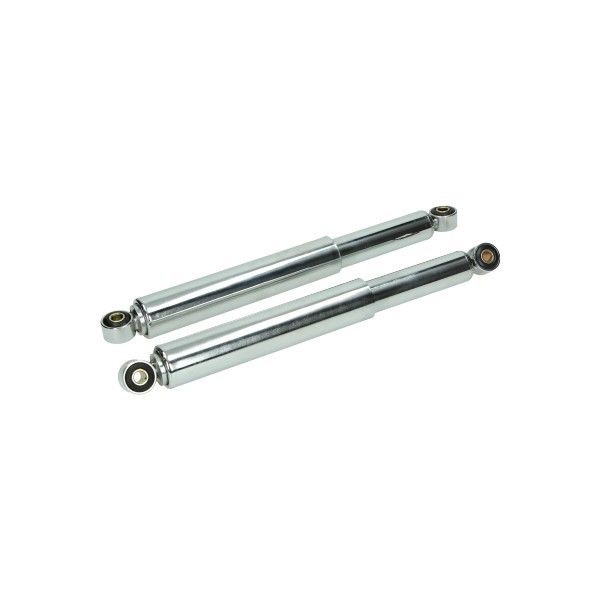 schokbrekerset dicht bromfiets 330mm chroom