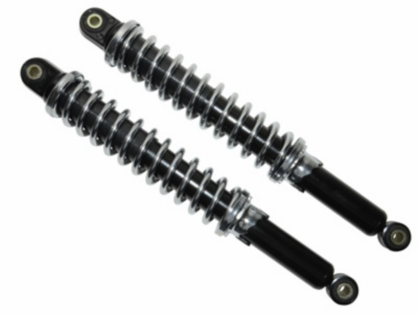 schokbrekerset verstelbaar kreidler 365mm chroom/ zwart