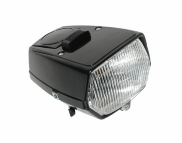 koplamp vierkant + schakelaar maxi zwart DMP