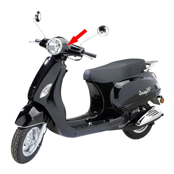 koplampspoiler vx50agm/ chi lx/ nap/ sco znen zwart