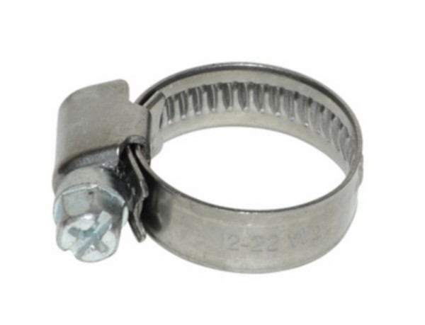 slangklem 12-20mm rvs 10pcs 