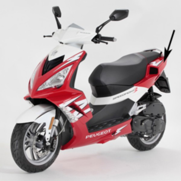 zijscherm speedfight 3 rood g9 links orig 772330g9