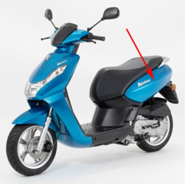 zijscherm kisbee 4t blauw celeste m4 links orig 779173m4