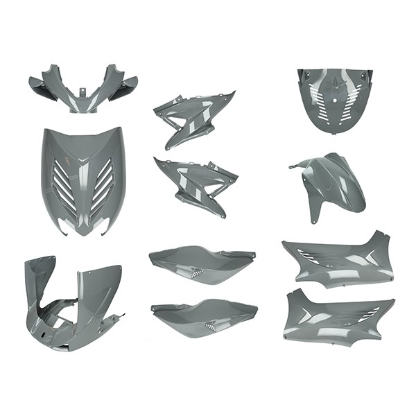 plaatwerkset nardo glans grey (grijs) aerox DMP 11-delig