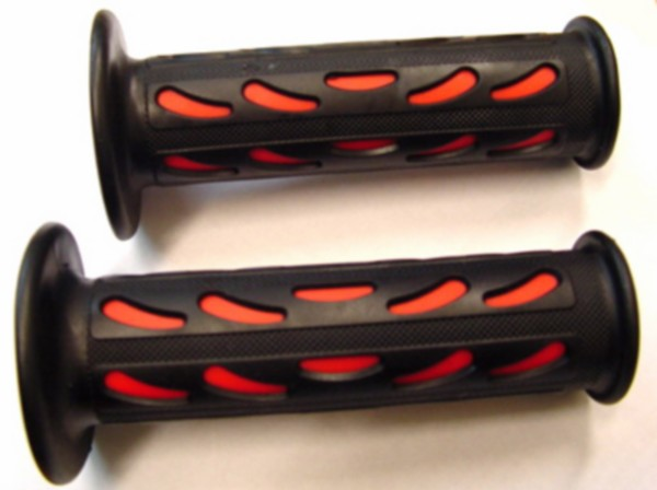 handvatset druppel mod. progrip univ zwart/ rood DMP
