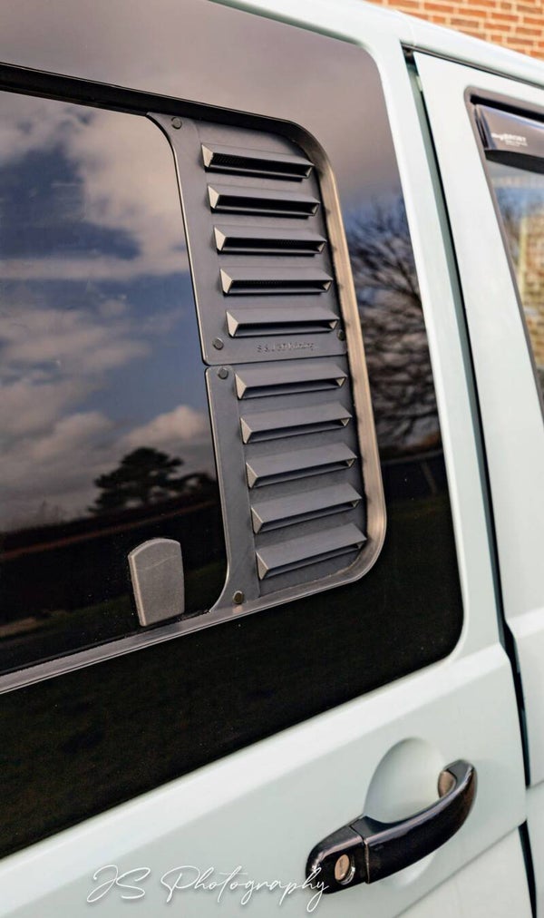 VW T5 & T6 Lüftungsgitter für nachgerüstetes Schiebefenster