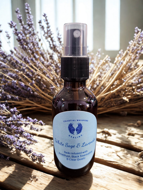 White Sage and Lavender Reiki Infused Cleansing Spray