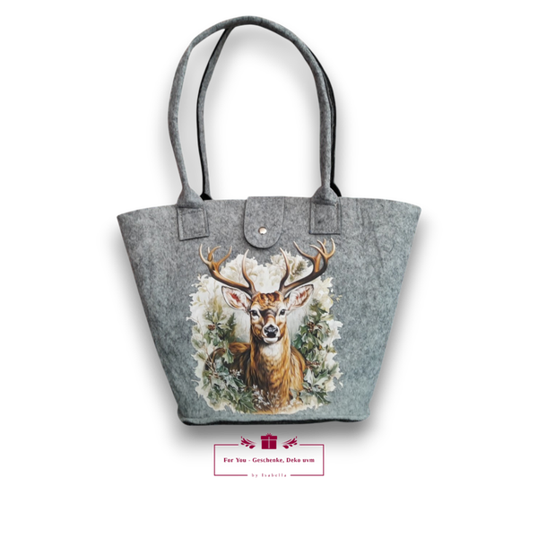 Filztasche Hirsch