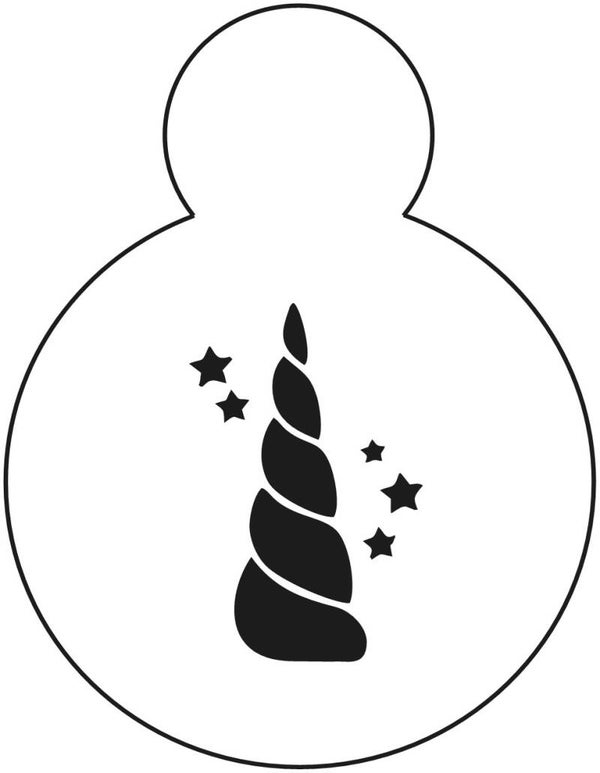 Schmink sjabloon UNICORN