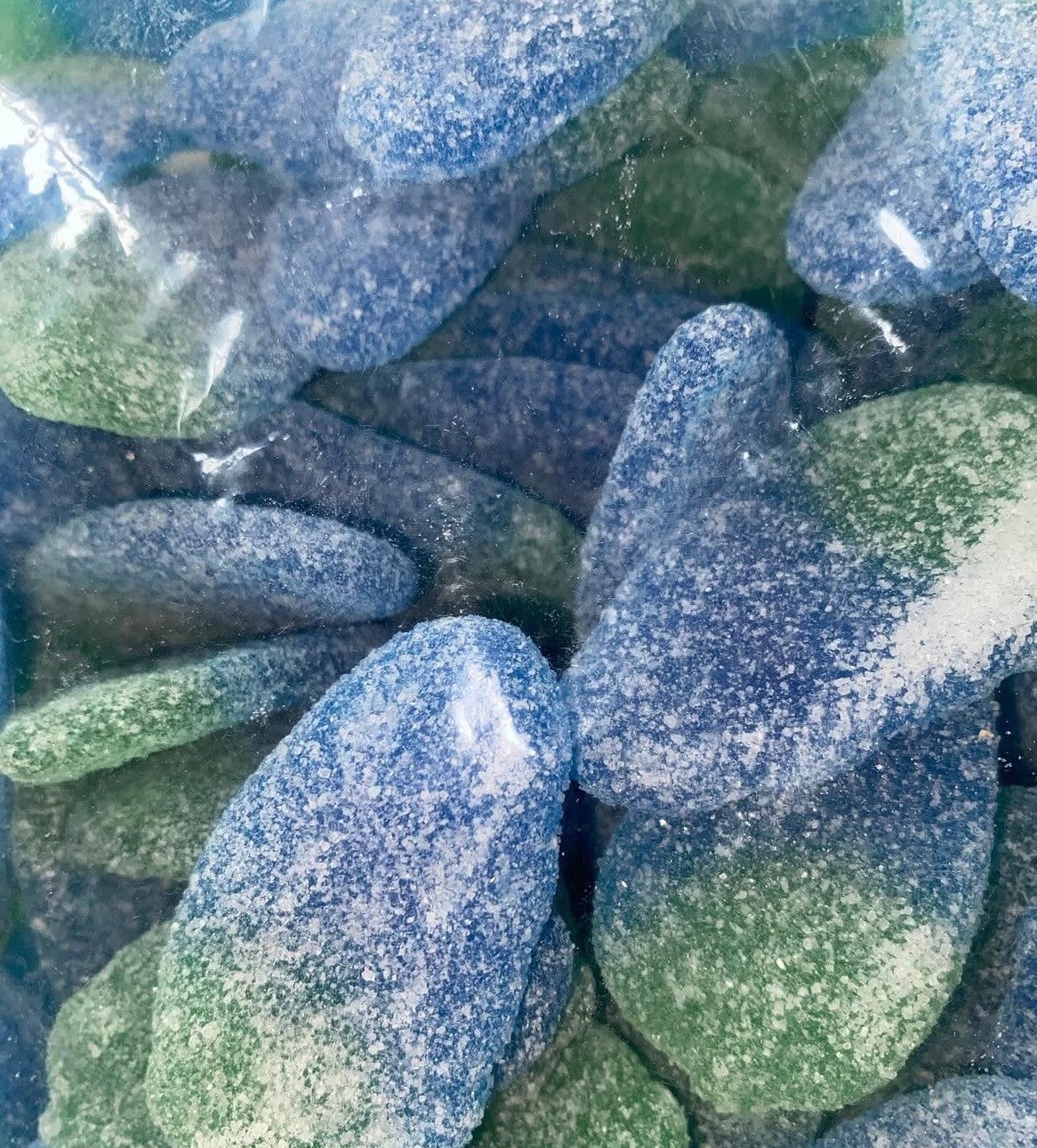 Blue raspberries