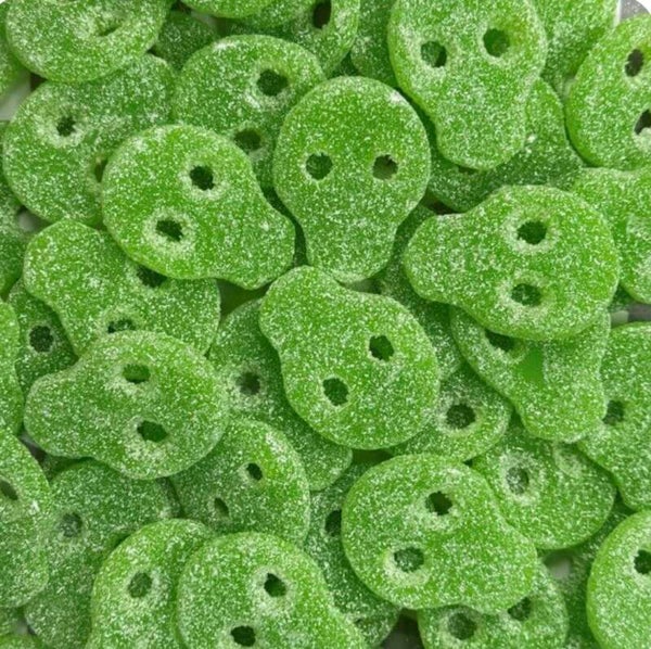 Fizzy Apple Skulls
