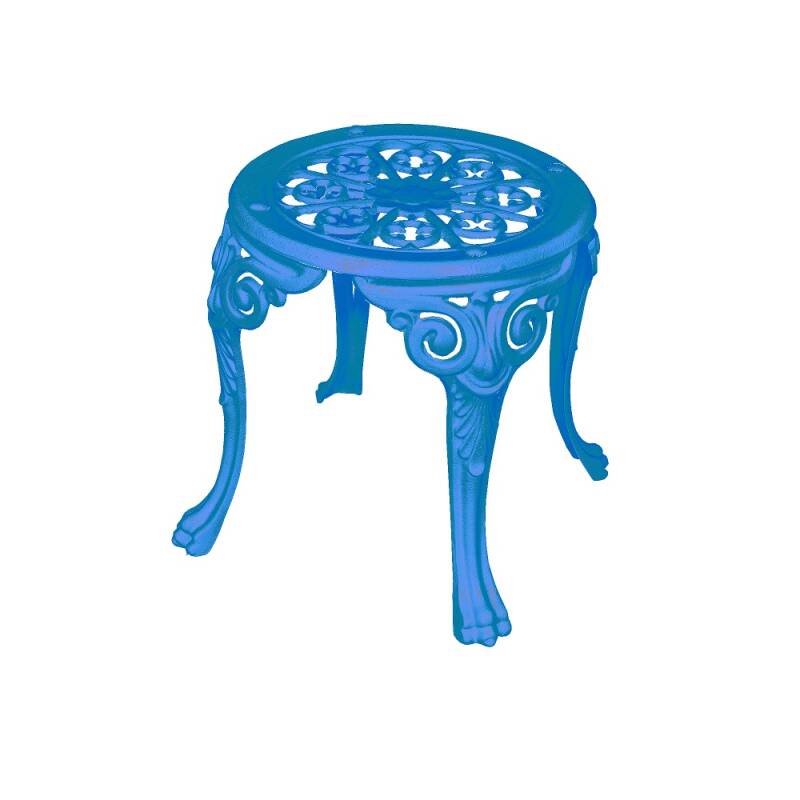 Gartenhocker ohne Rückenlehne – Blau