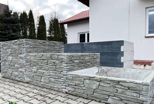 Dekorativer Betonkompostbehälter 2 typ T