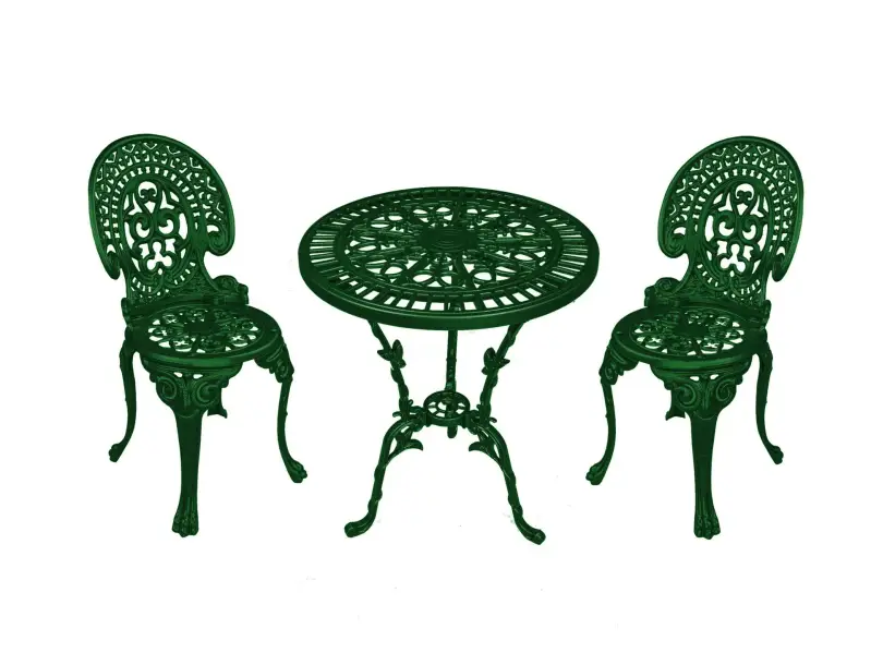 Gartenmöbel-Set, Dunkelgrün