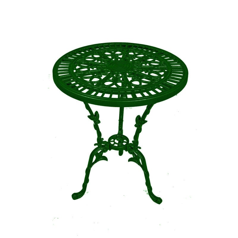 Gartentisch Romantic Ø 56,5 cm – Dunkelgrün — RAL 6005
