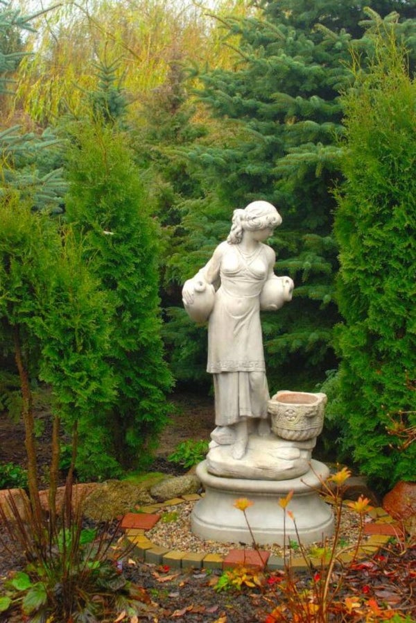 Elliptischer Sockel H 35 cm