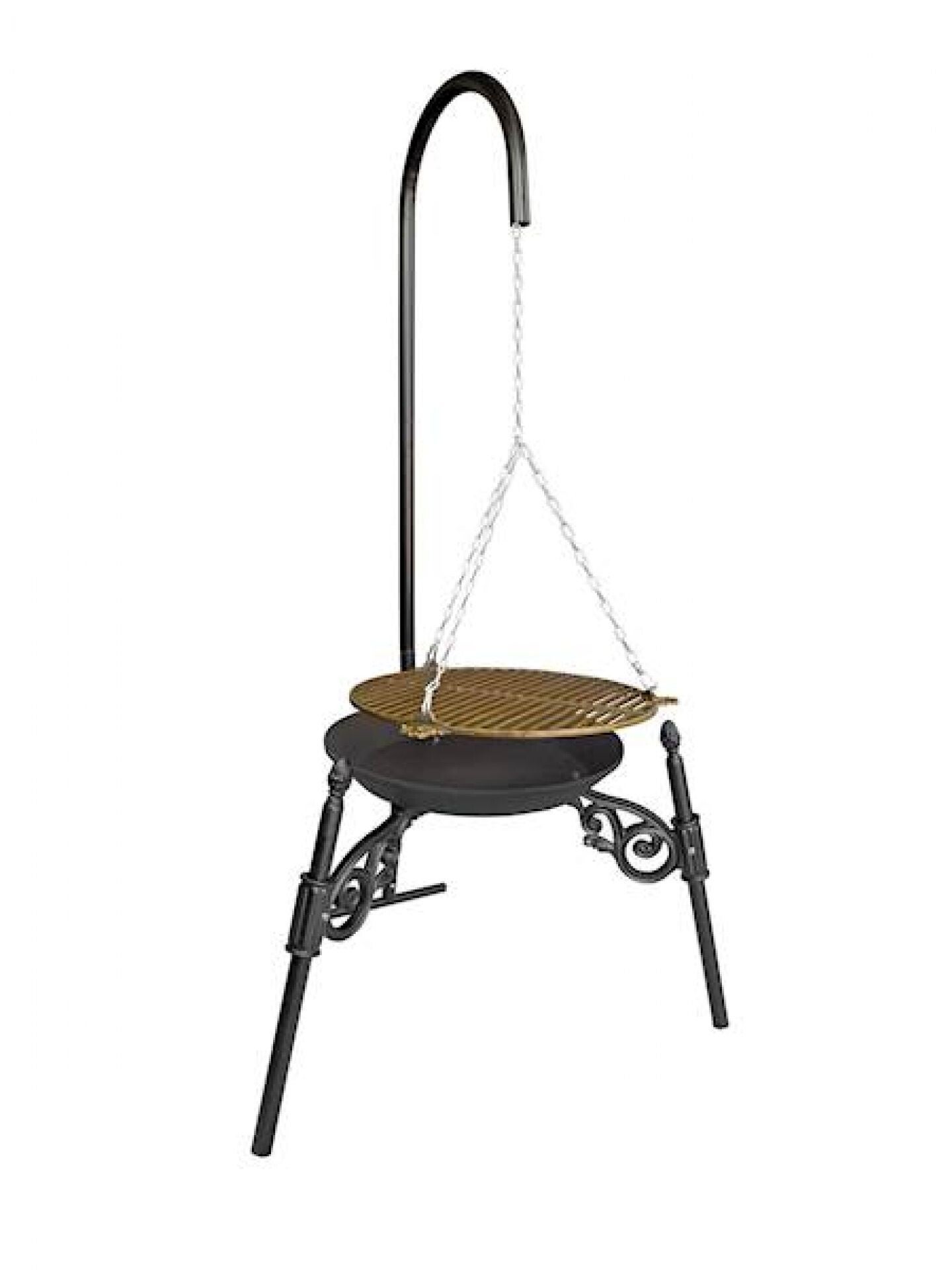 Gartengrill mit rundem Rost