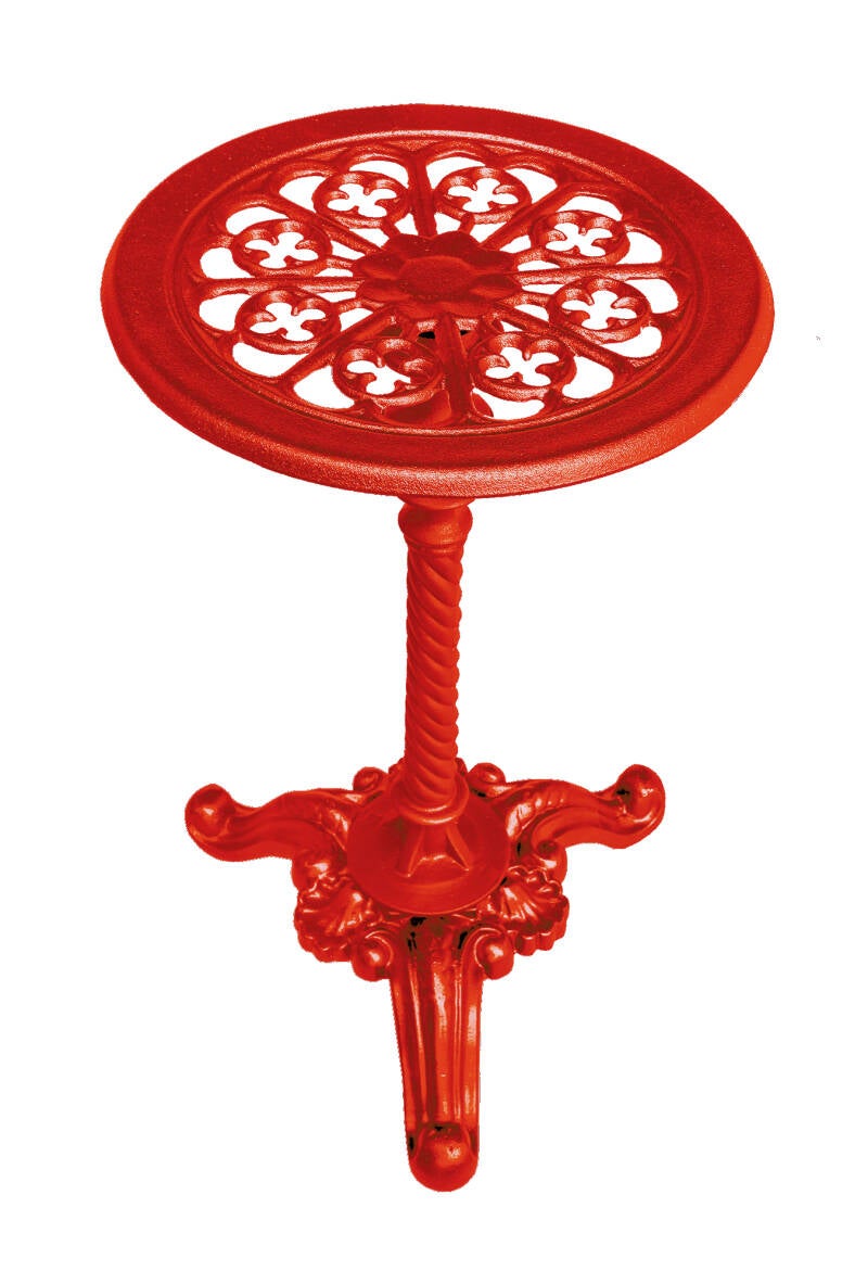 MINI Ø 38 cm – Dreiecksfuß – Rot
