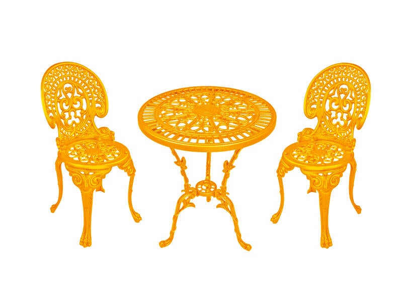 Gartenmöbel-Set, Orange