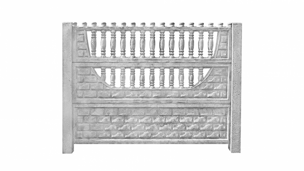 Zaun aus Betonvariante 10