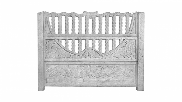 Zaun aus Betonvariante 12