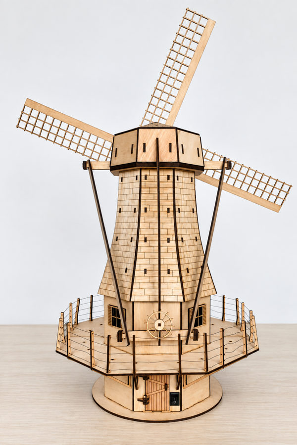 houten windmolen