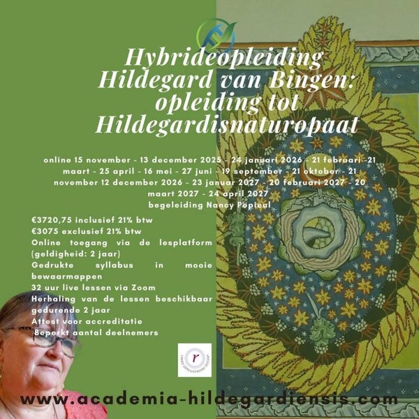 Hybride opleiding Hildegardis Naturopaat woensdagavondreeks