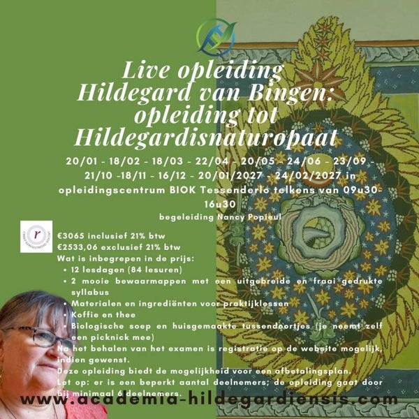 Live opleiding Hildegardis naturopaat