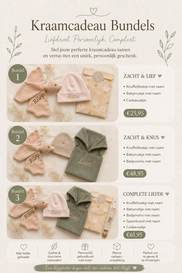 Bundel kraamcadeau set
