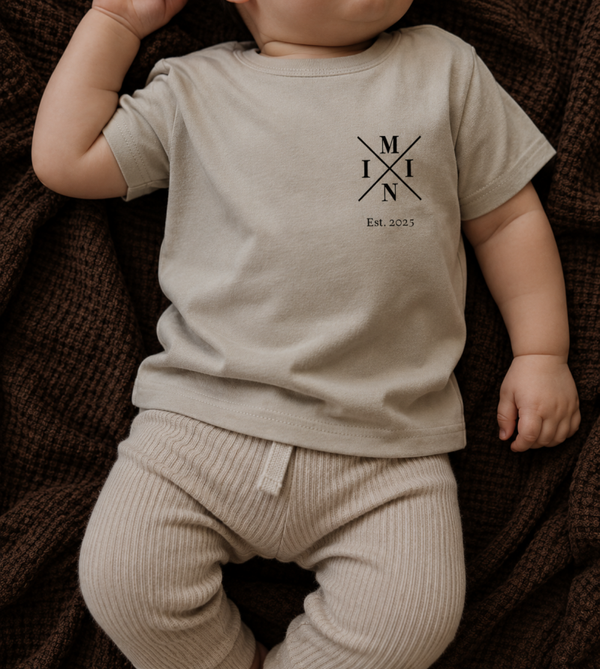 DAD + MINI shirt  geboortejaar