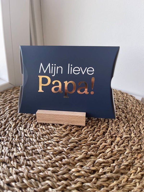 Gondel cadeau doosje "Mijn lieve papa"
