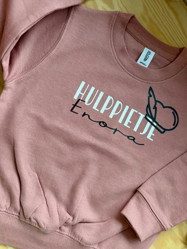 Hulppietje sweater met naam
