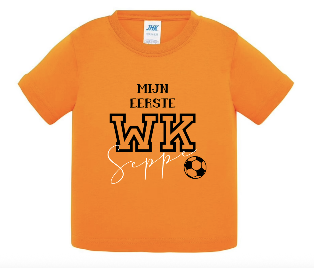 Mijn eerste WK shirt met naam