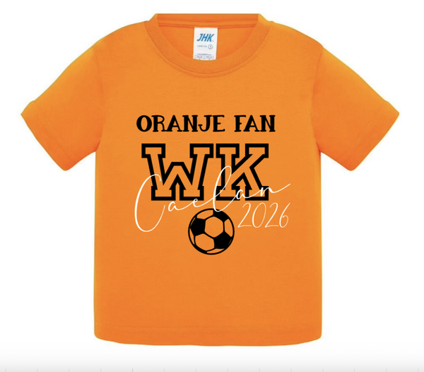 WK shirt 2026 kind met naam