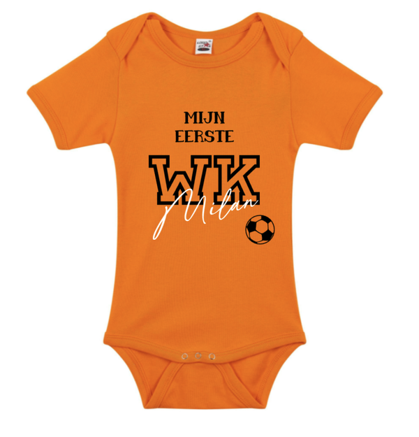 WK romper met naam