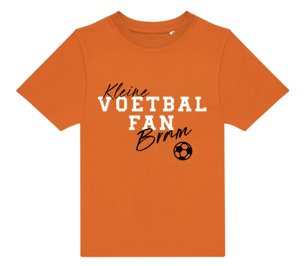 Voetbal fan shirt met naam